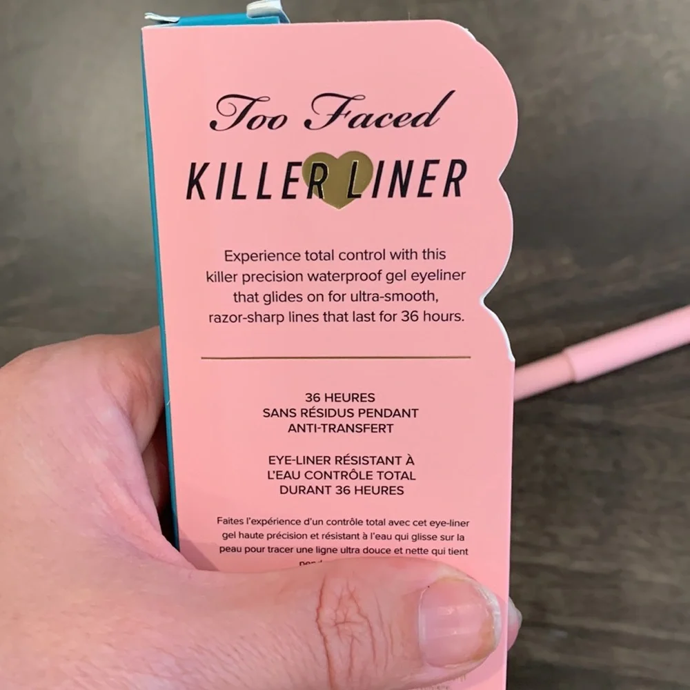 NWB Too Faced Killer Liner Color Killer Turquoise